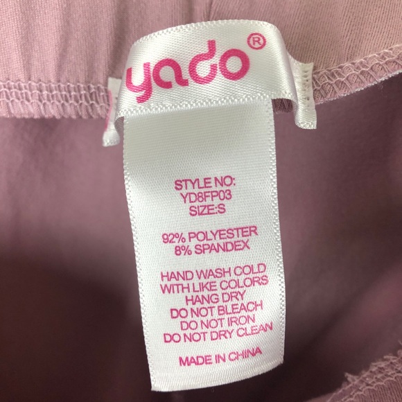 Yado Purple Pink Legging Pants with Slits Small - Picture 6 of 8